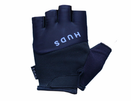 HUDS Fingerless Cycling Mitts In Blue Road, Gravel and MTB