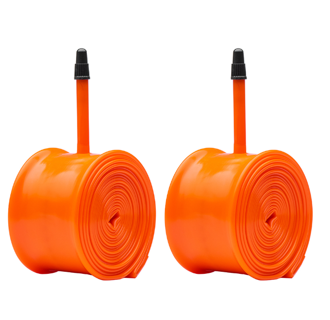 2x Tubolito X-Tubo City/Tour 700/29" x 30-50mm 42mm Presta Valve in Orange Inner Tubes