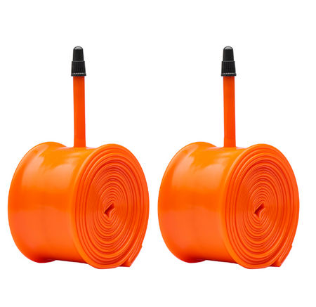 2x Tubolito X-Tubo City/Tour 700/29" x 30-50mm 42mm Presta Valve in Orange Inner Tubes