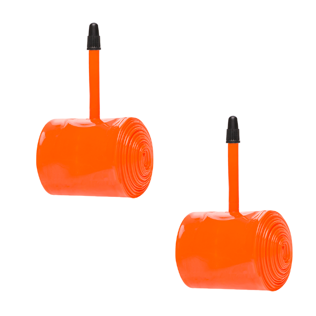 2x Tubolito Tubo 26" MTB 26 x 1.80 - 2.50" 42mm Presta Valve in Orange Inner Tubes