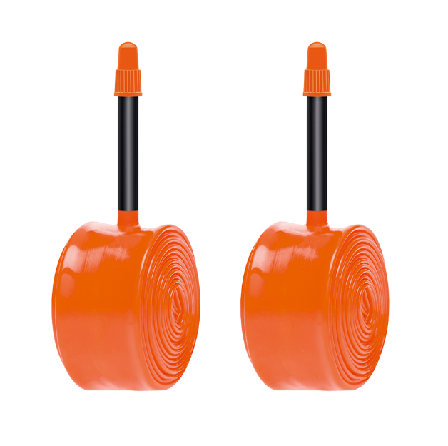 2x Tubolito Tubo 700C Road 700 x 18-32mm 42mm Black Presta Valve Inner Tubes