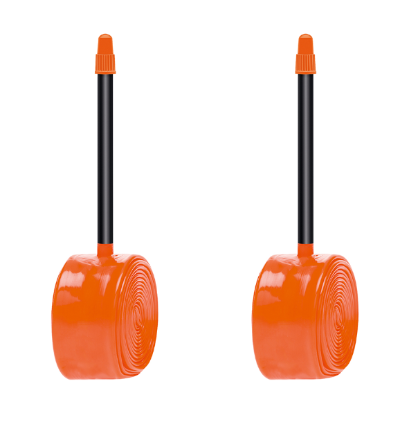 2x Tubolito Tubo 700C Road 700 x 18-32mm 80mm Black Presta Valve Inner Tubes