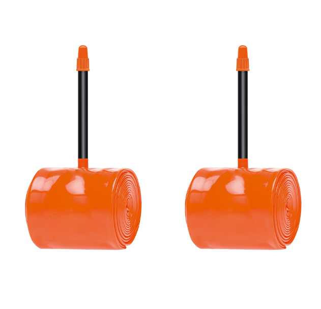 2x Tubolito Tubo CX Gravel 700C/29"/27.5" 32-50mm Presta Valve Black Inner Tubes
