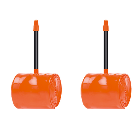 2x Tubolito Tubo CX Gravel 700C/29"/27.5" 32-50mm Presta Valve Black Inner Tubes
