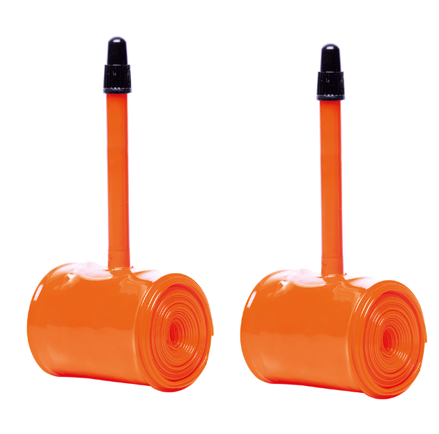 2x Tubolito S-Tubo CX/Gravel 700C/29"/27.5" 32-50mm 60mm Presta Valve Orange Inner Tubes