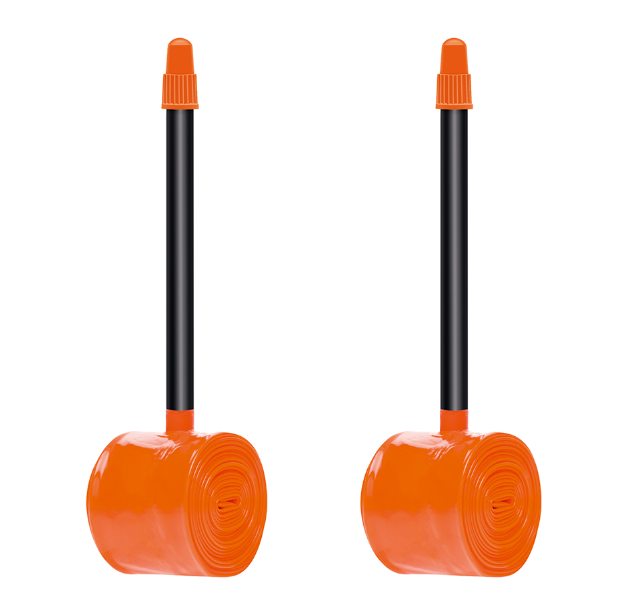 2x Tubolito S-Tubo 700C Road 700 x 18-32mm Presta Black Valve Inner Tubes