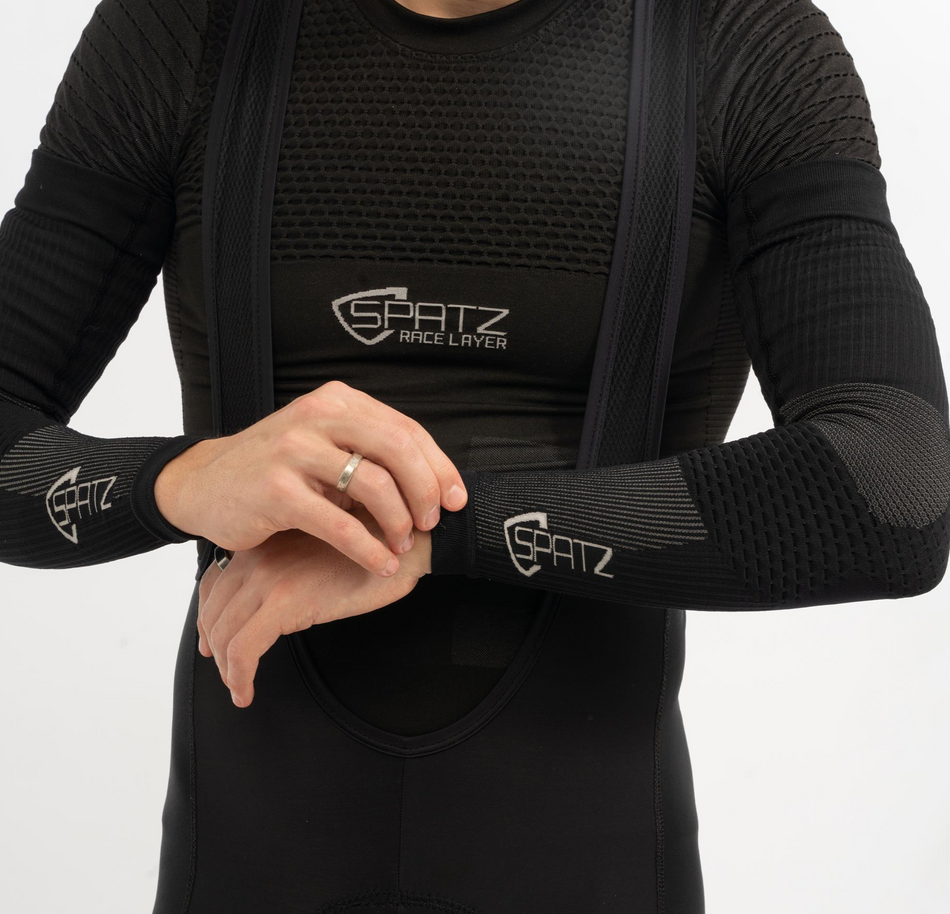Spatzwear Burnr MTB Road Gravel Arm Warmers | Black
