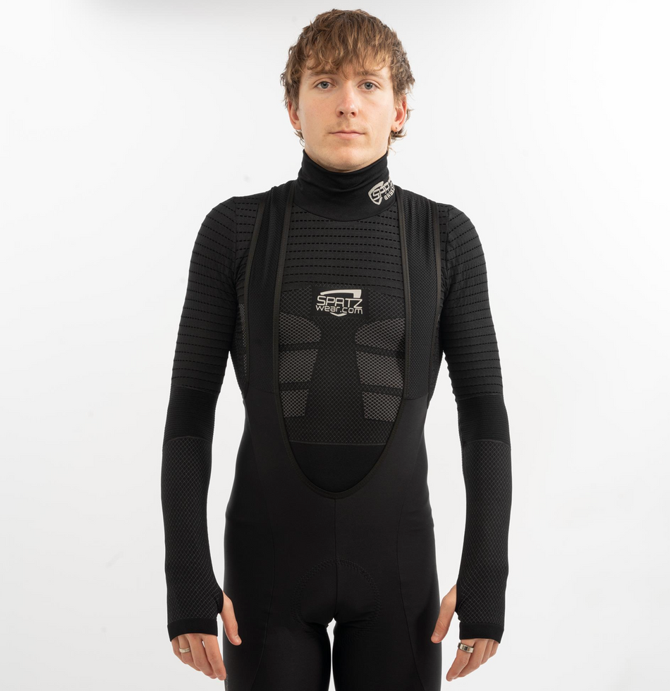 Spatzwear Basez 2 Black Long Sleeve Baselayer | Black