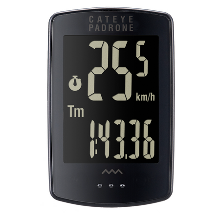 Stealth CatEye Padrone Wireless Large Screen 8 Function Cycling Bike Computer