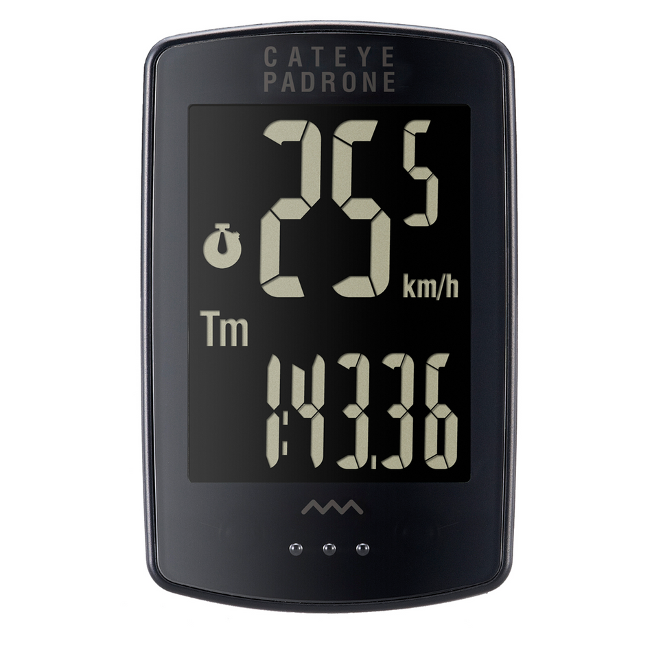 Stealth CatEye Padrone Wireless Large Screen 8 Function Cycling Bike Computer