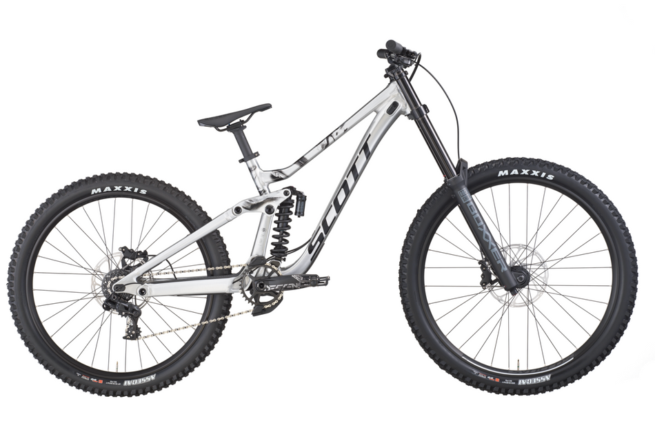 Scott Gambler 20 Full Suspension Bike In Alloy Silver