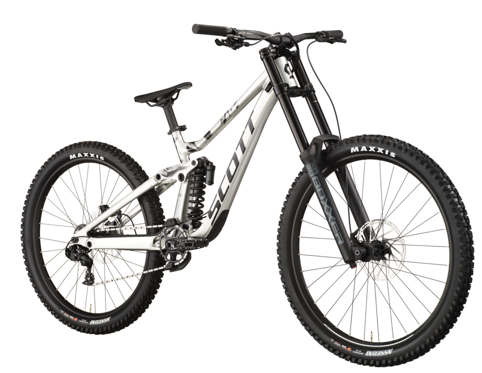 Scott Gambler 20 Full Suspension Bike In Alloy Silver