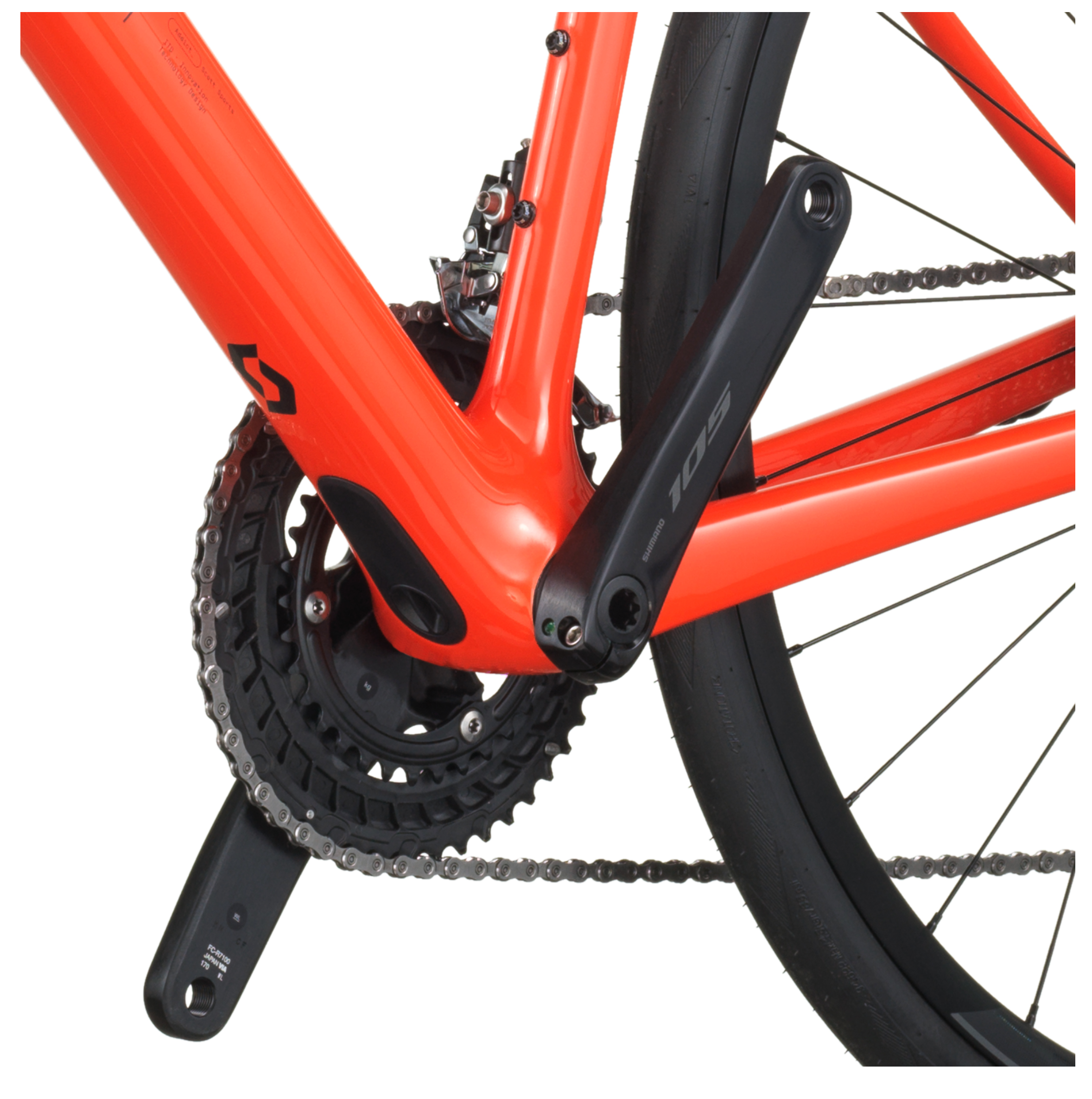 Scott Addict 50 Road Bike - Flame Orange