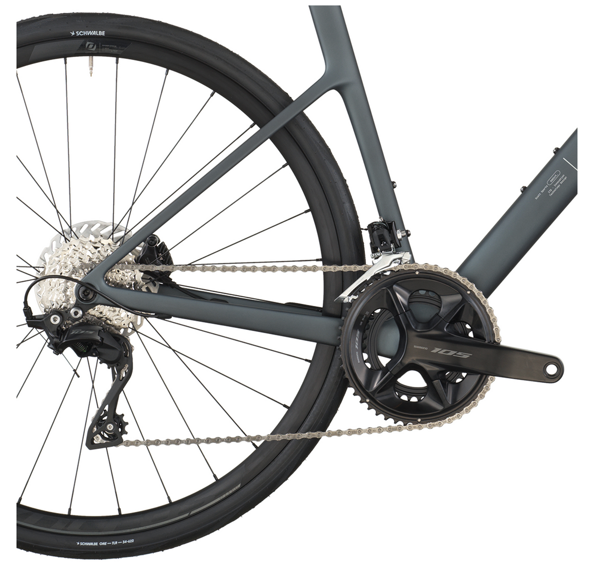 Scott Addict 50 Road Bike - Carbon Grey