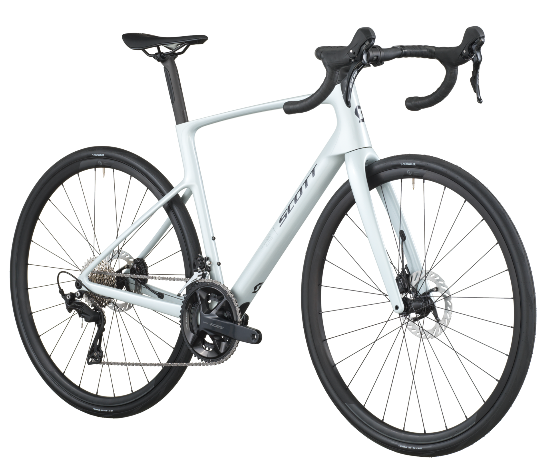 Scott Addict 50 Road Bike - Cumulus White