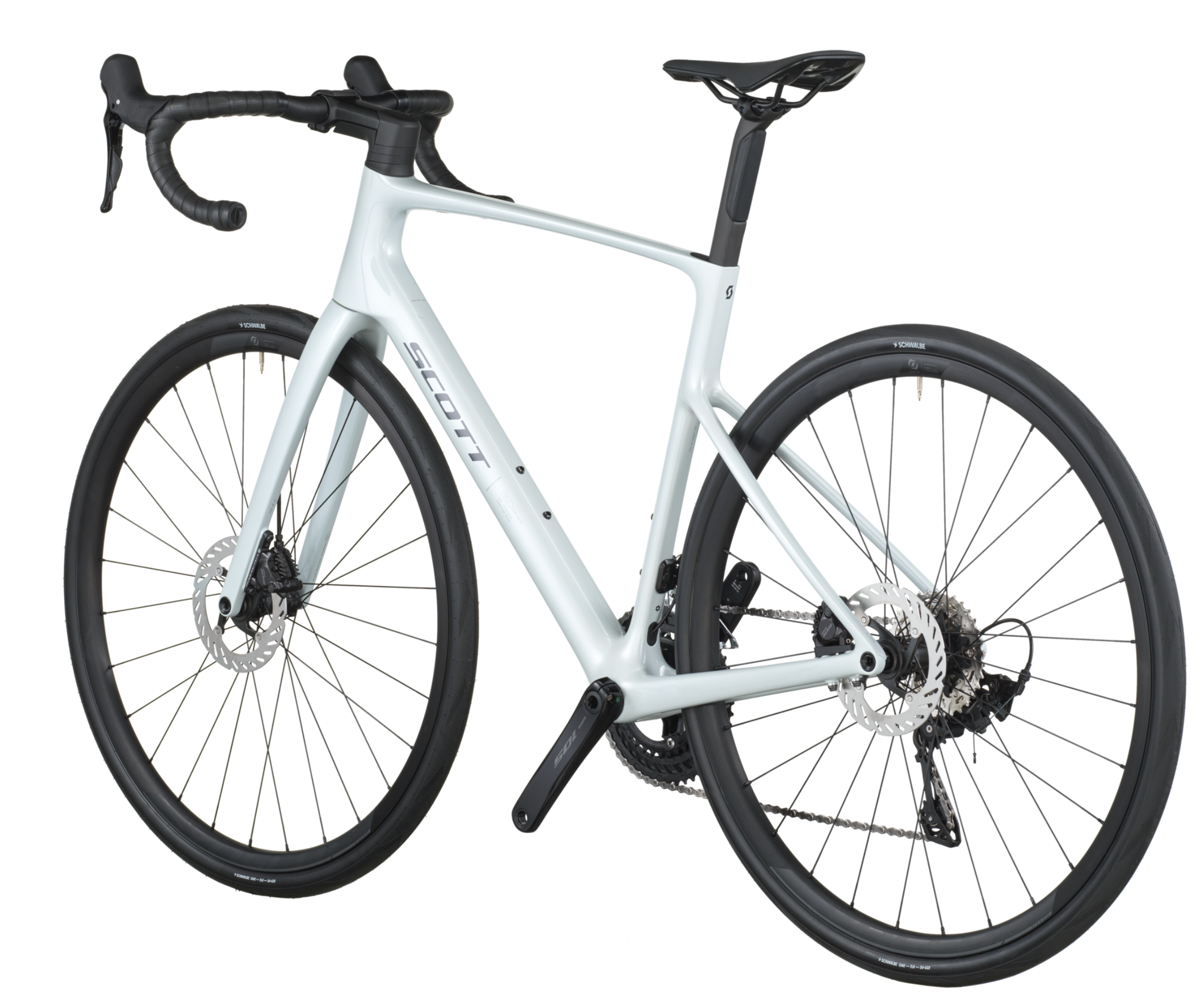 Scott Addict 50 Road Bike - Cumulus White