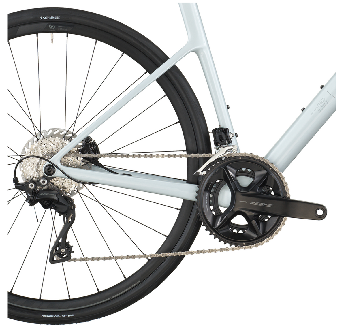 Scott Addict 50 Road Bike - Cumulus White