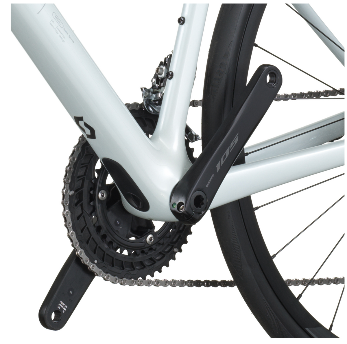 Scott Addict 50 Road Bike - Cumulus White