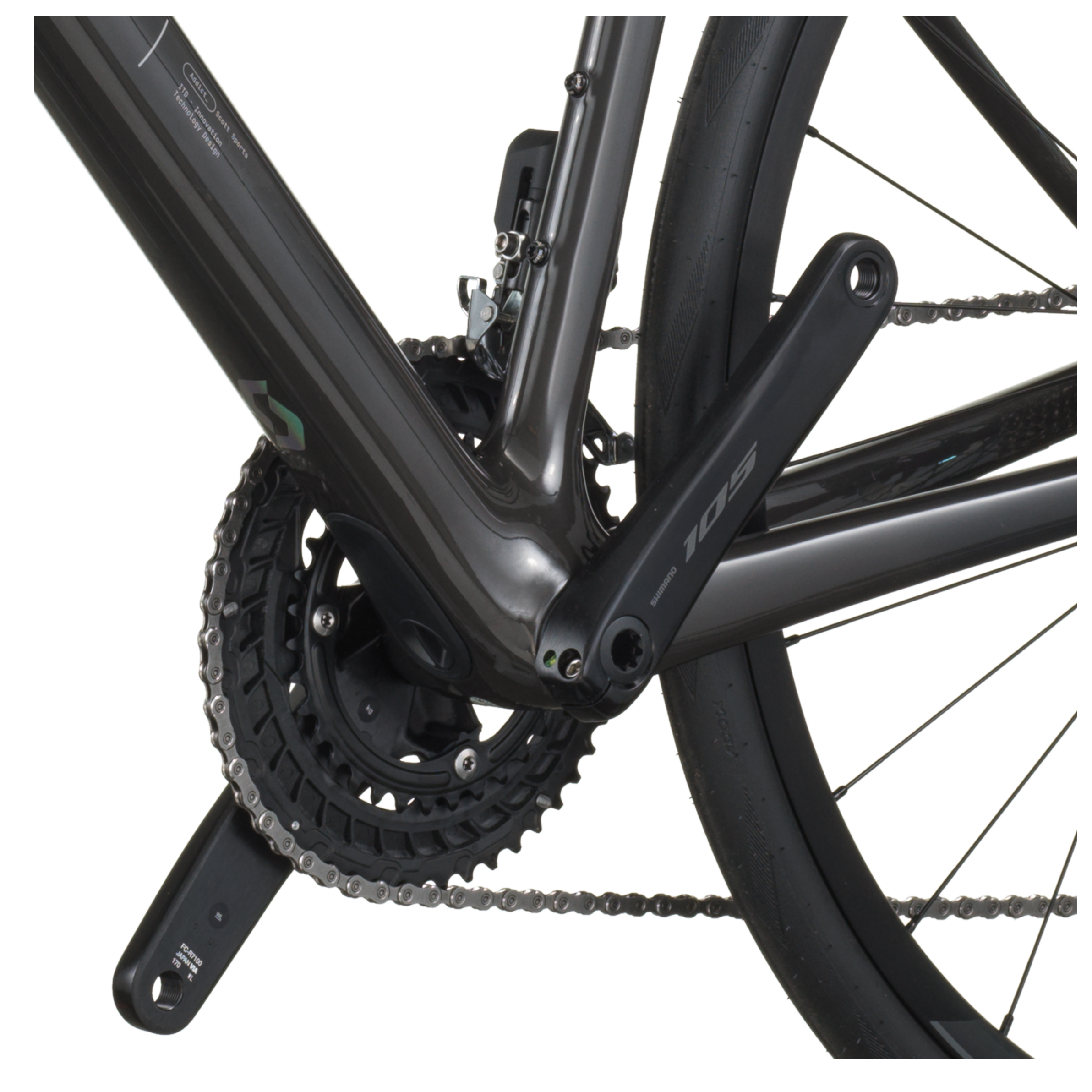 Scott Addict 40 Road Bike - Carbon Black