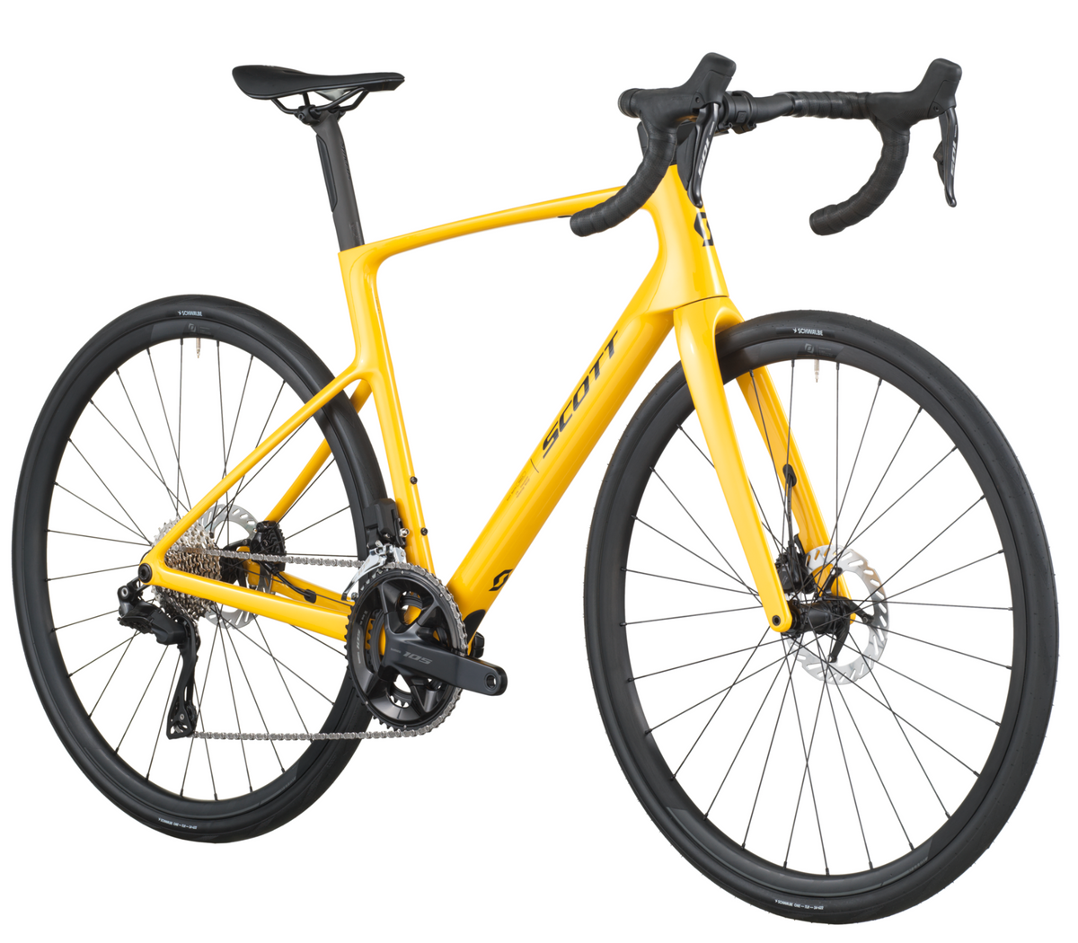 Scott Addict 40 Road Bike - Vivid Yellow