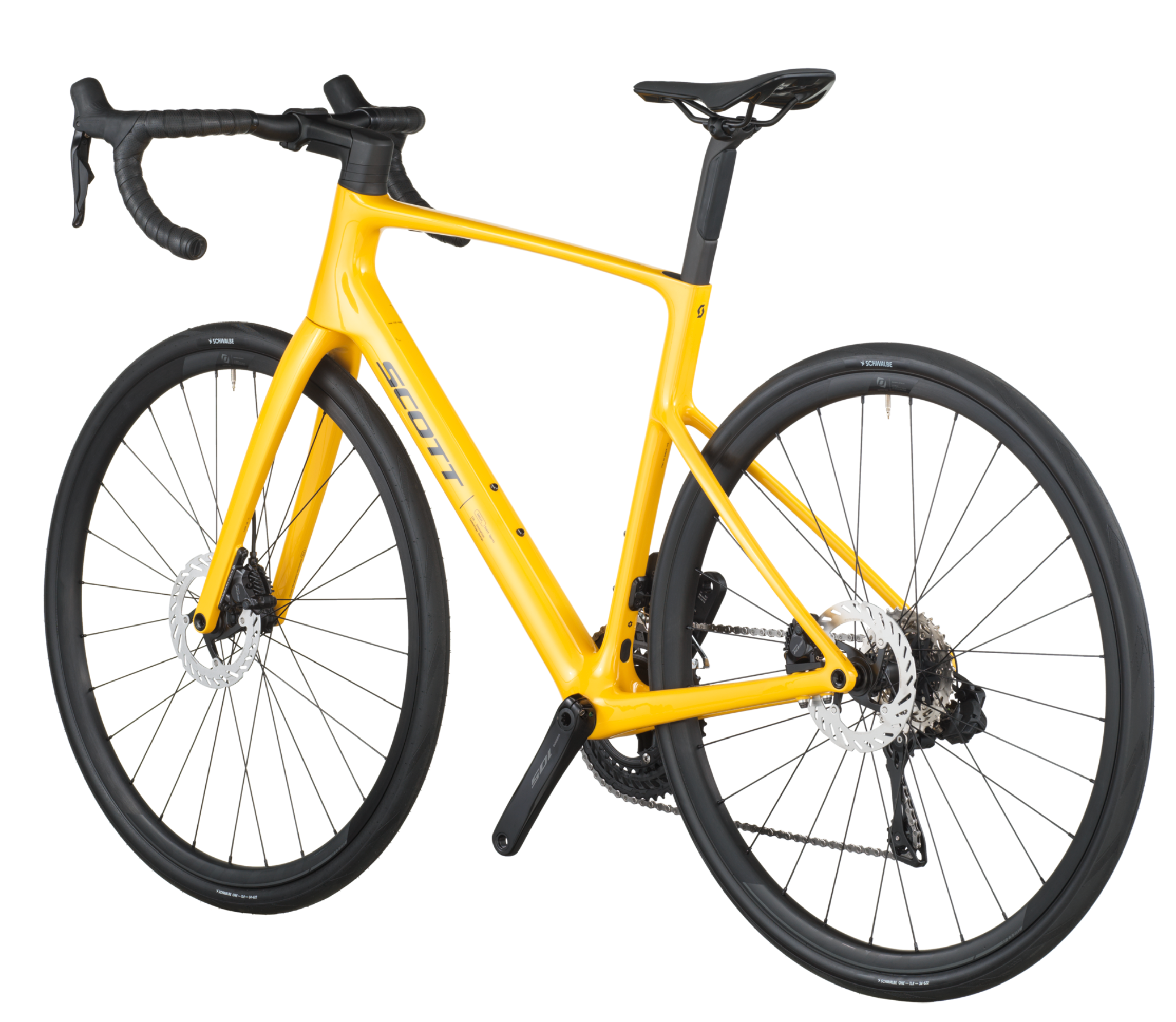 Scott Addict 40 Road Bike - Vivid Yellow