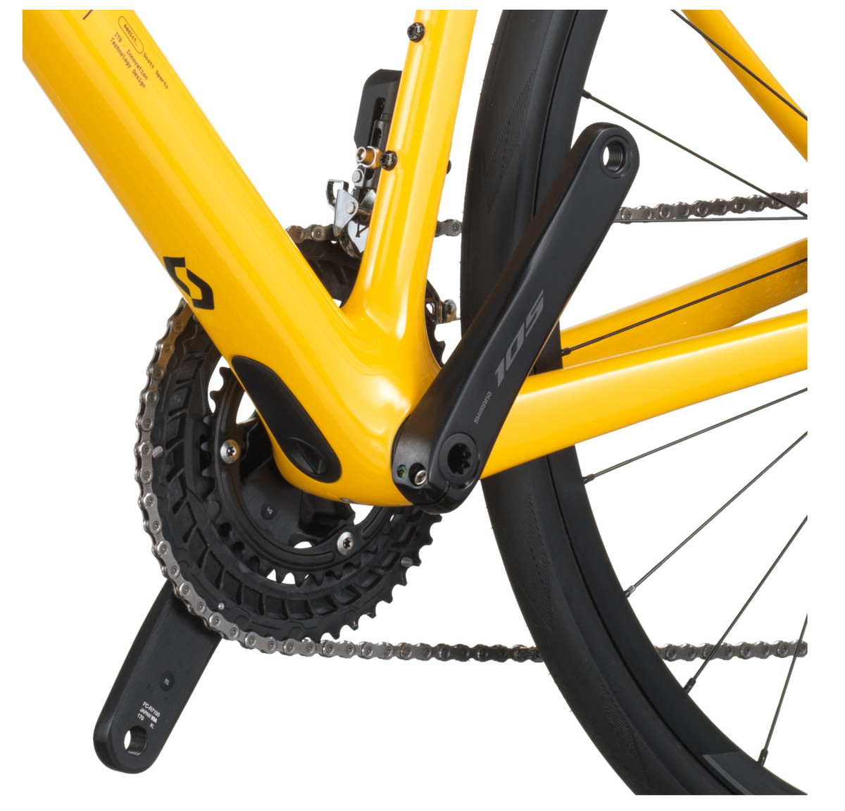 Scott Addict 40 Road Bike - Vivid Yellow