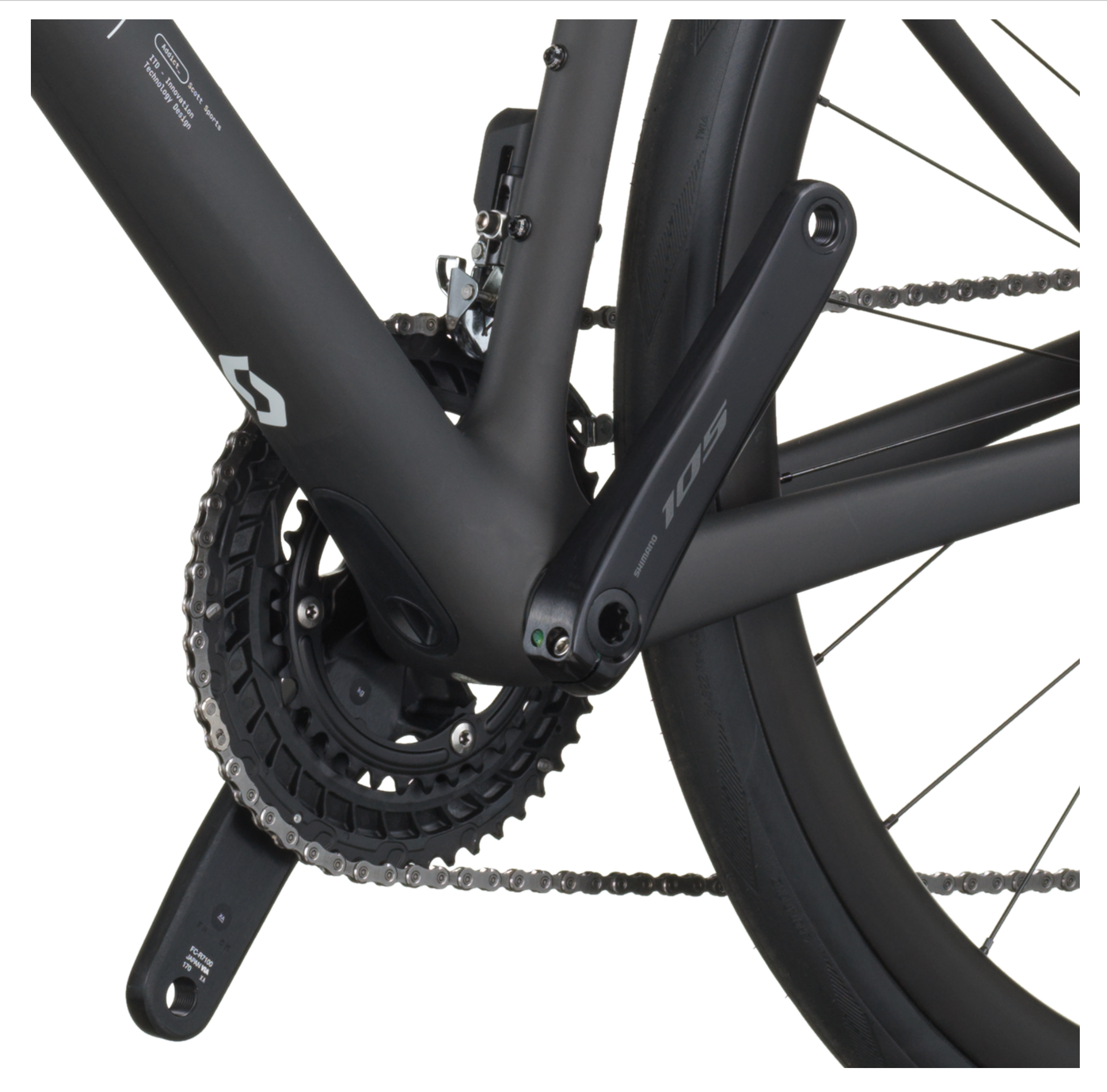 Scott Addict 30 Road Bike - Carbon Black
