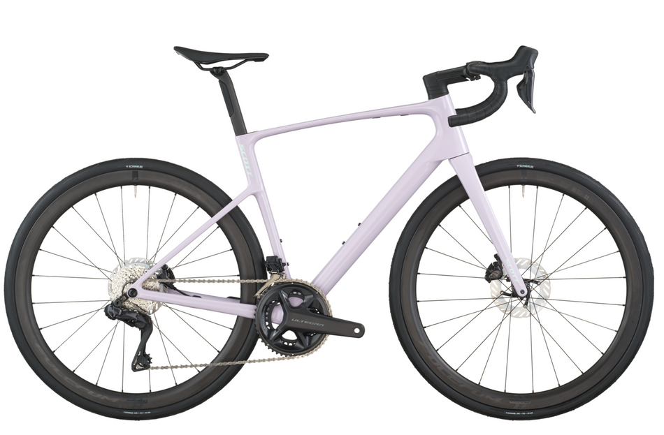 Scott Addict 20 Road Bike In Violet Pink