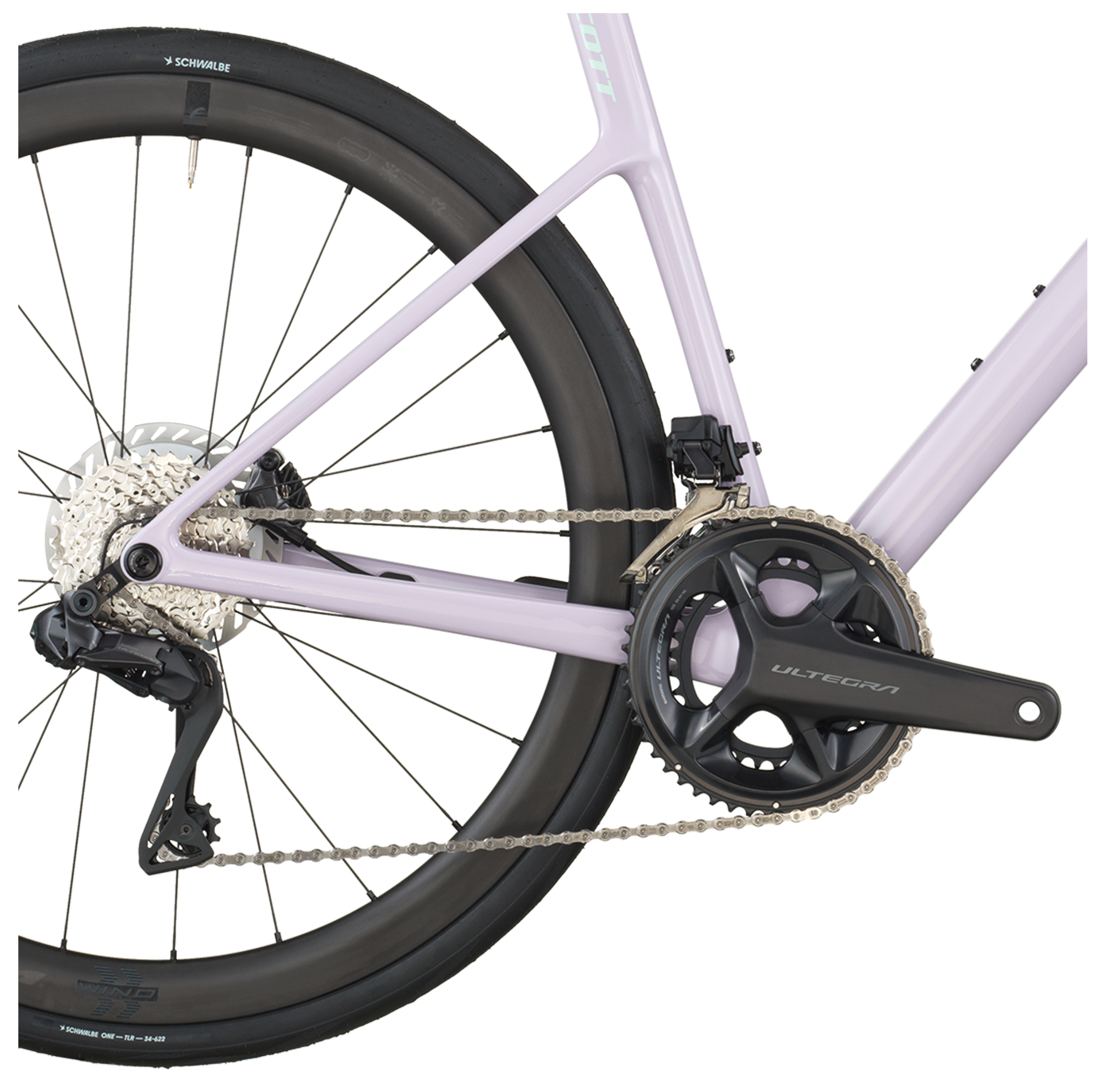 Scott Addict 20 Road Bike In Violet Pink