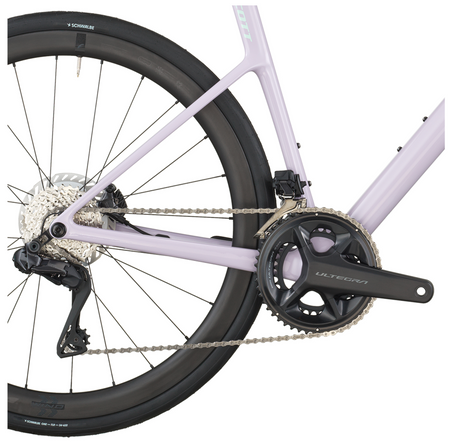 Scott Addict 20 Road Bike In Violet Pink