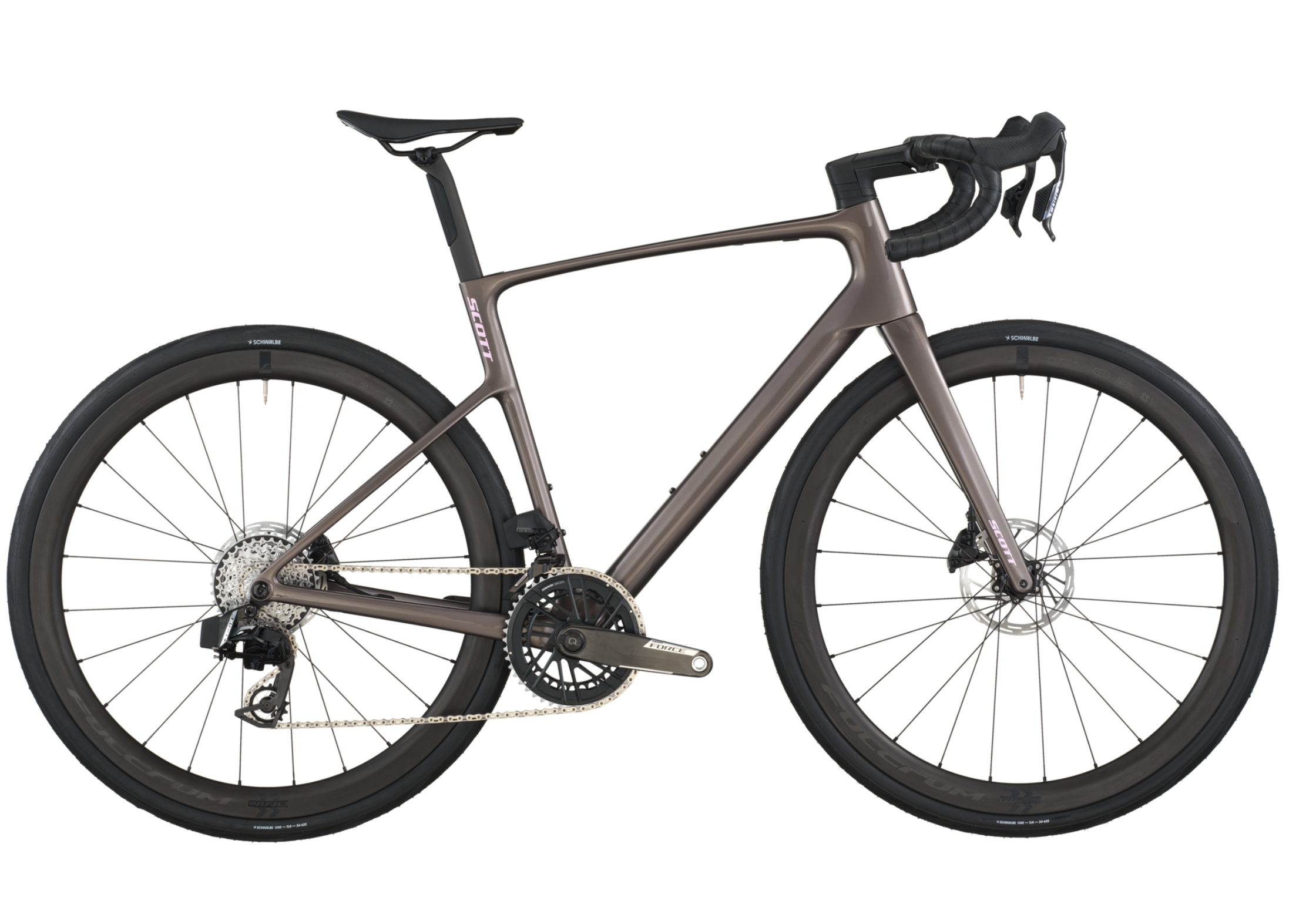 Scott Addict 10 Road Bike In Plum Grey