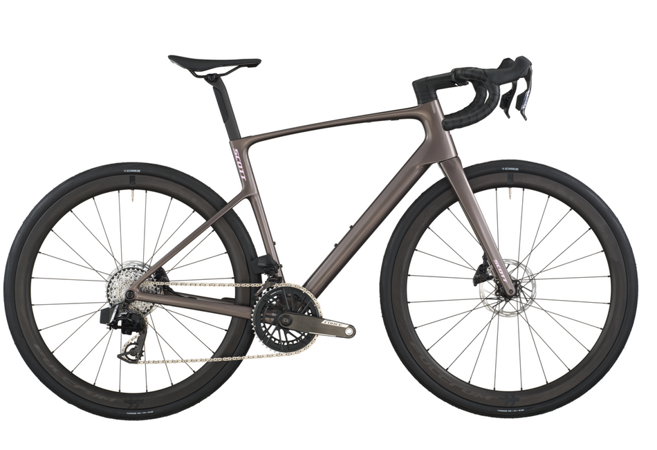 Scott Addict 10 Road Bike In Plum Grey