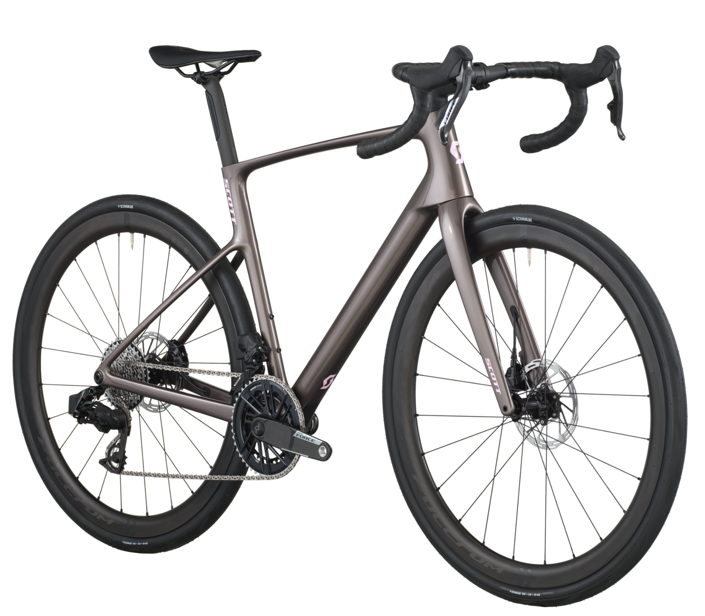 Scott Addict 10 Road Bike In Plum Grey