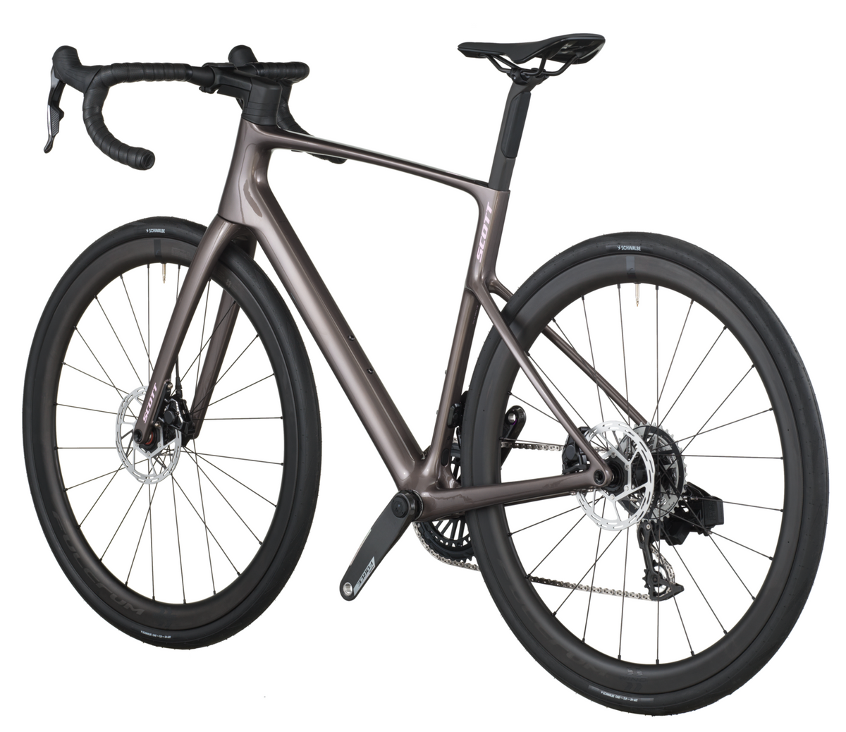 Scott Addict 10 Road Bike In Plum Grey