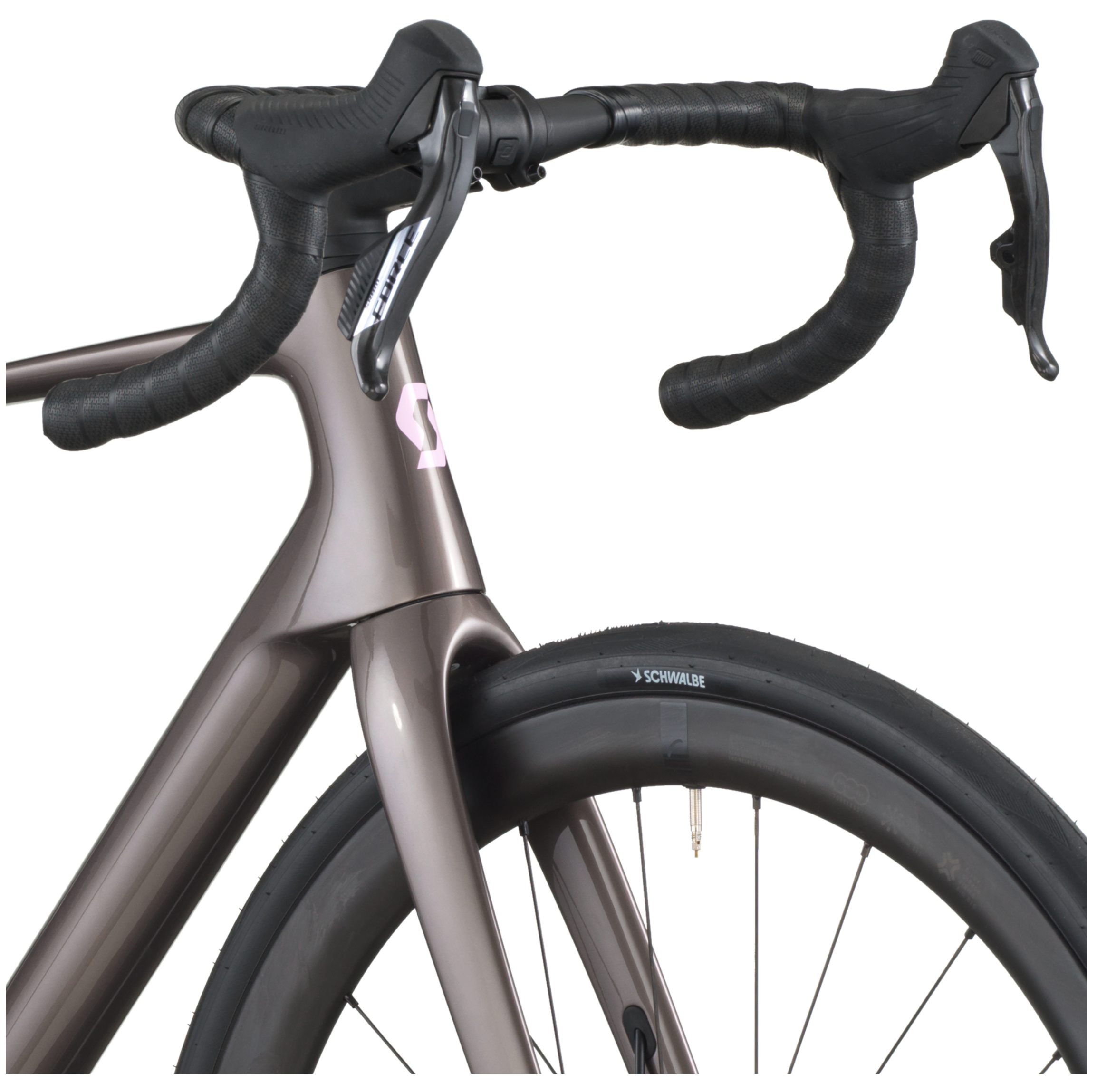 Scott Addict 10 Road Bike In Plum Grey