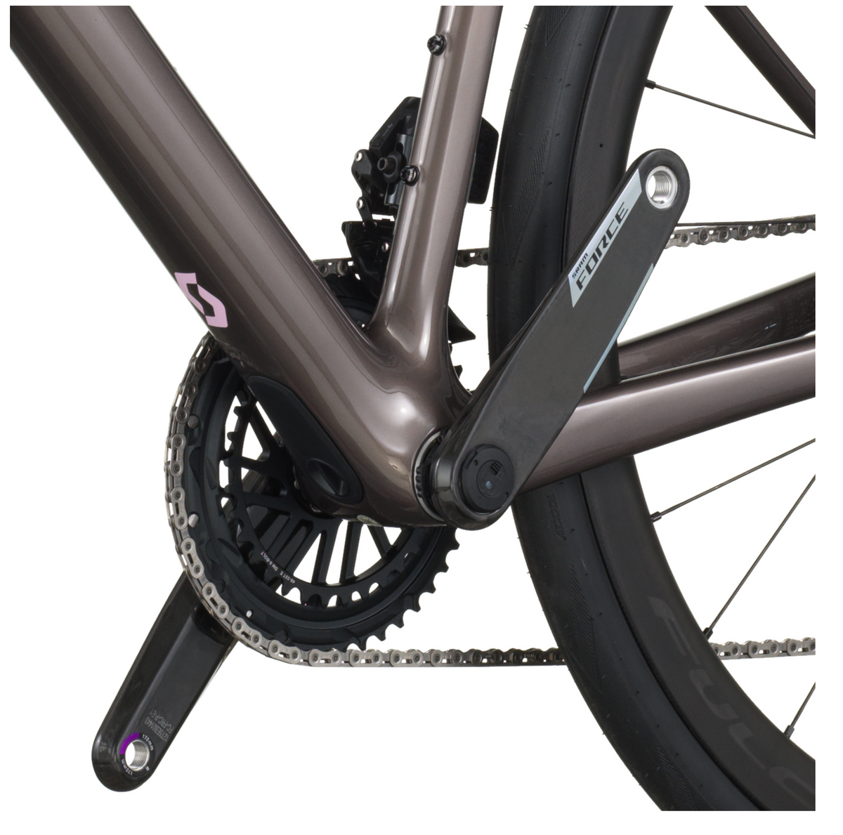 Scott Addict 10 Road Bike In Plum Grey