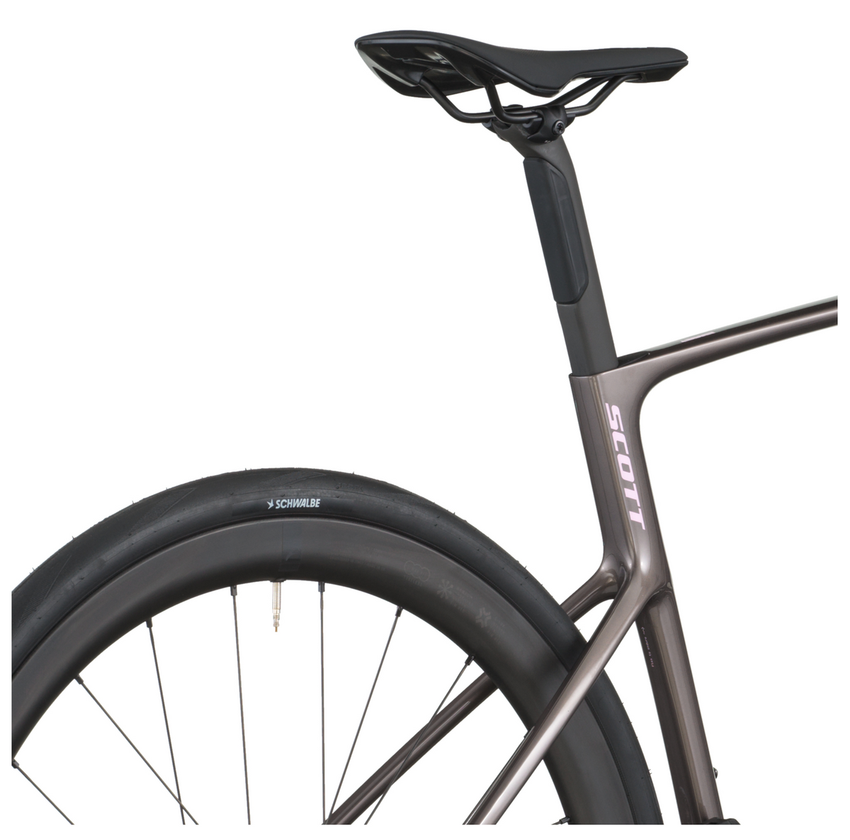 Scott Addict 10 Road Bike In Plum Grey