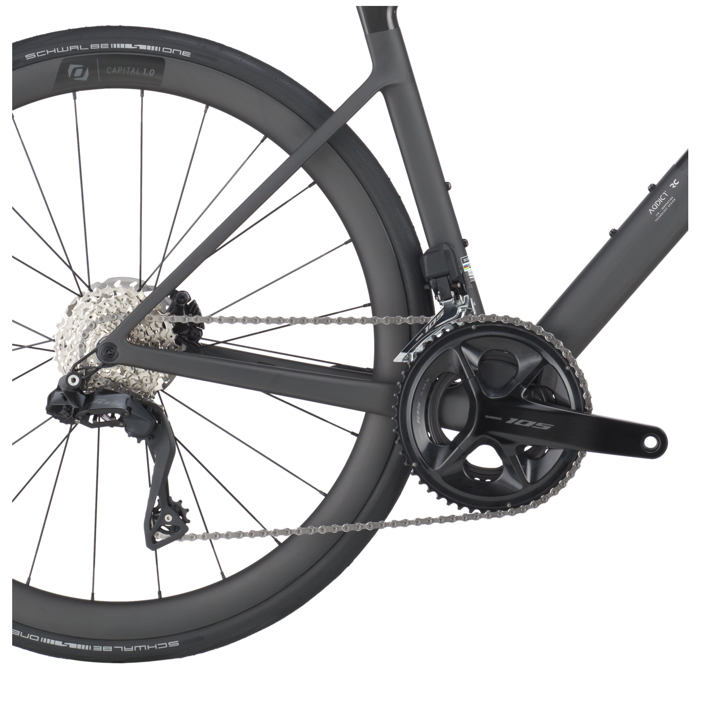 Scott Addict RC 30 Road Bike Carbon Black