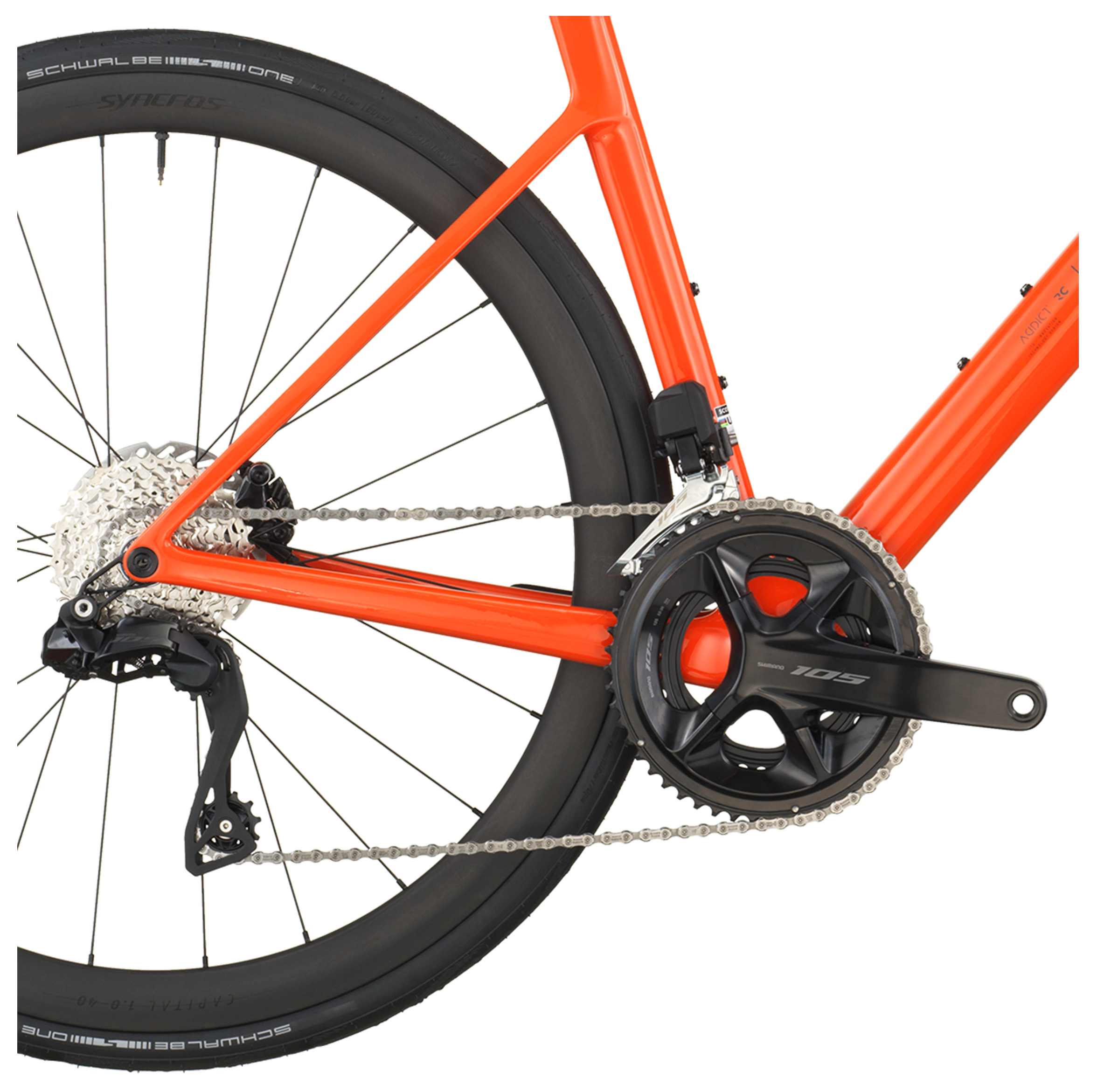 Scott Addict RC 30 Road Bike Flame Orange