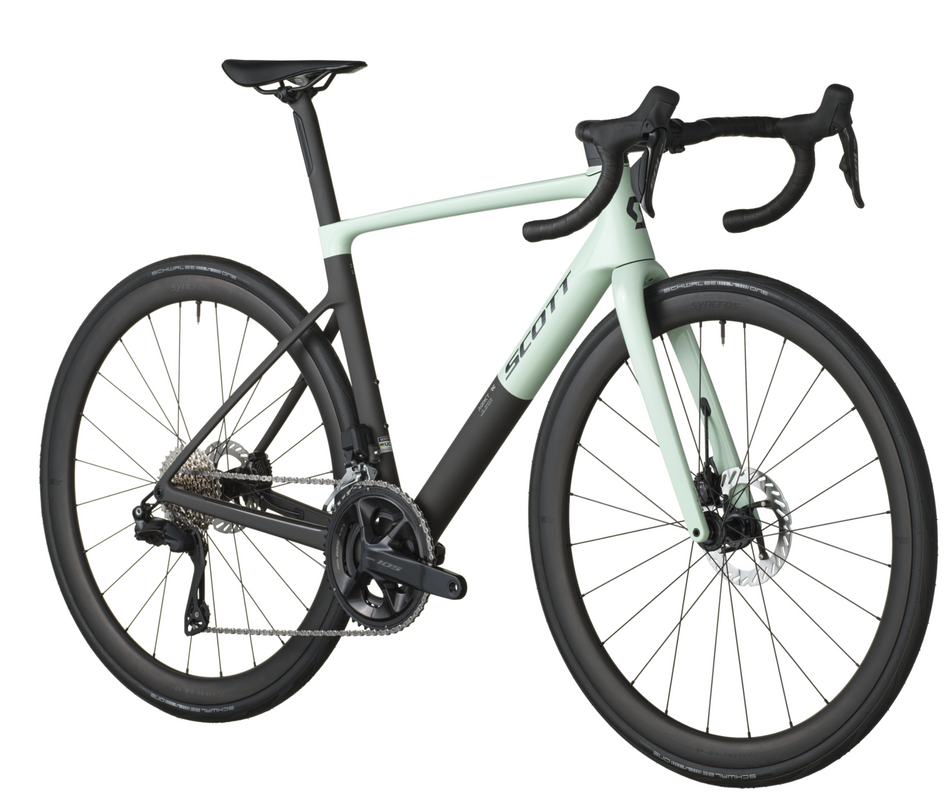 Scott Addict RC 30 Road Bike Frozen Green Carbon Black