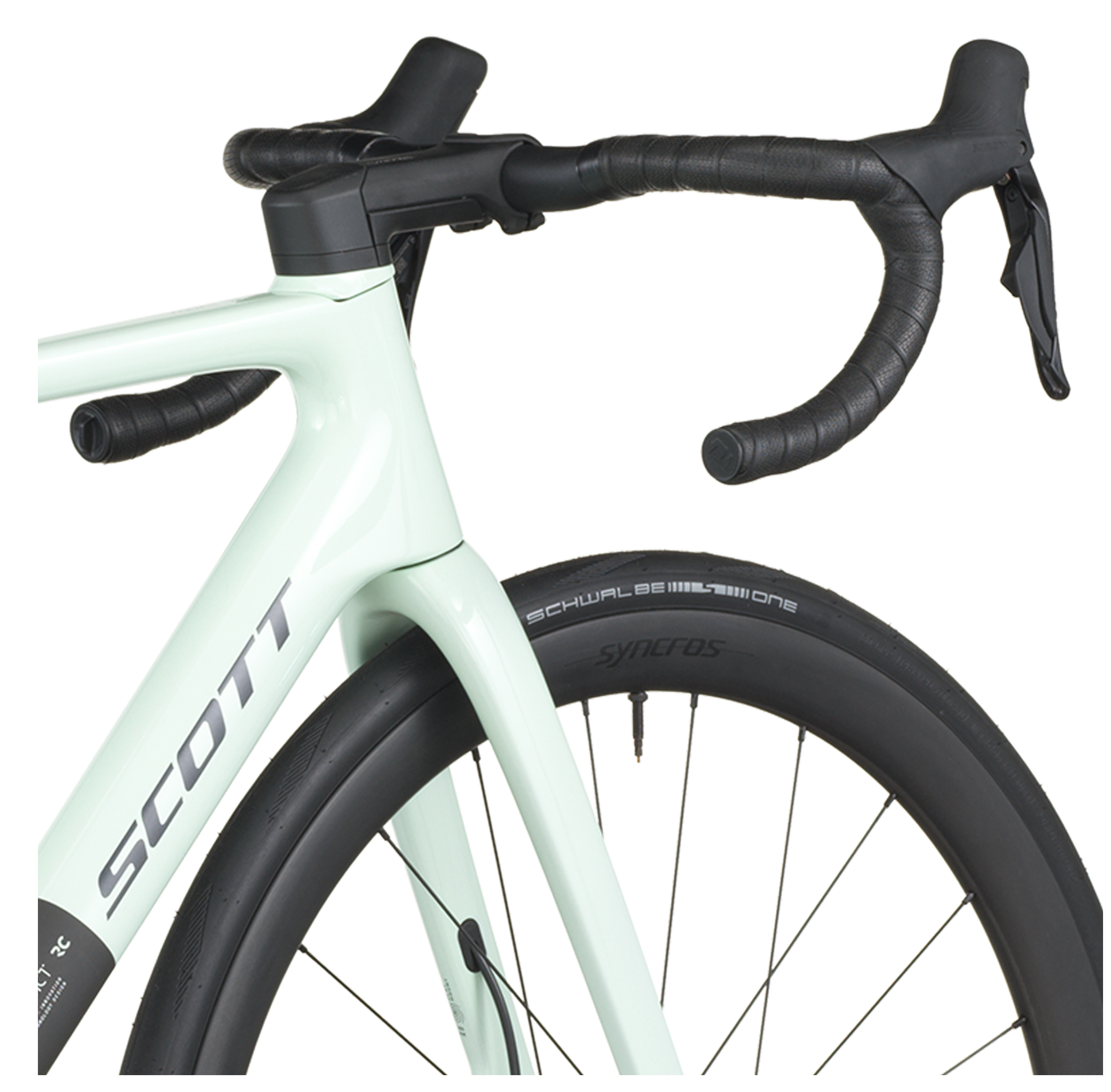 Scott Addict RC 30 Road Bike Frozen Green Carbon Black