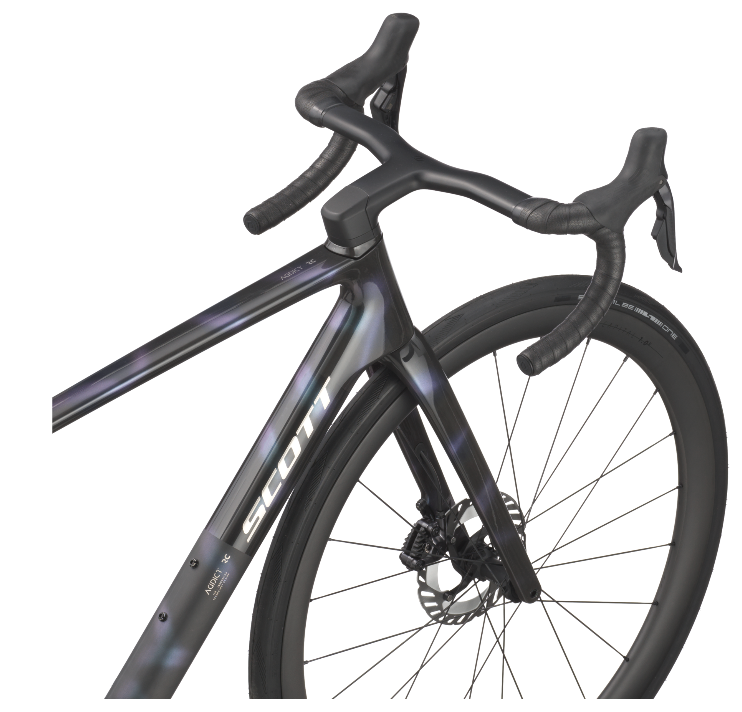Scott Addict RC 10 Road Bike Sunbeam Black
