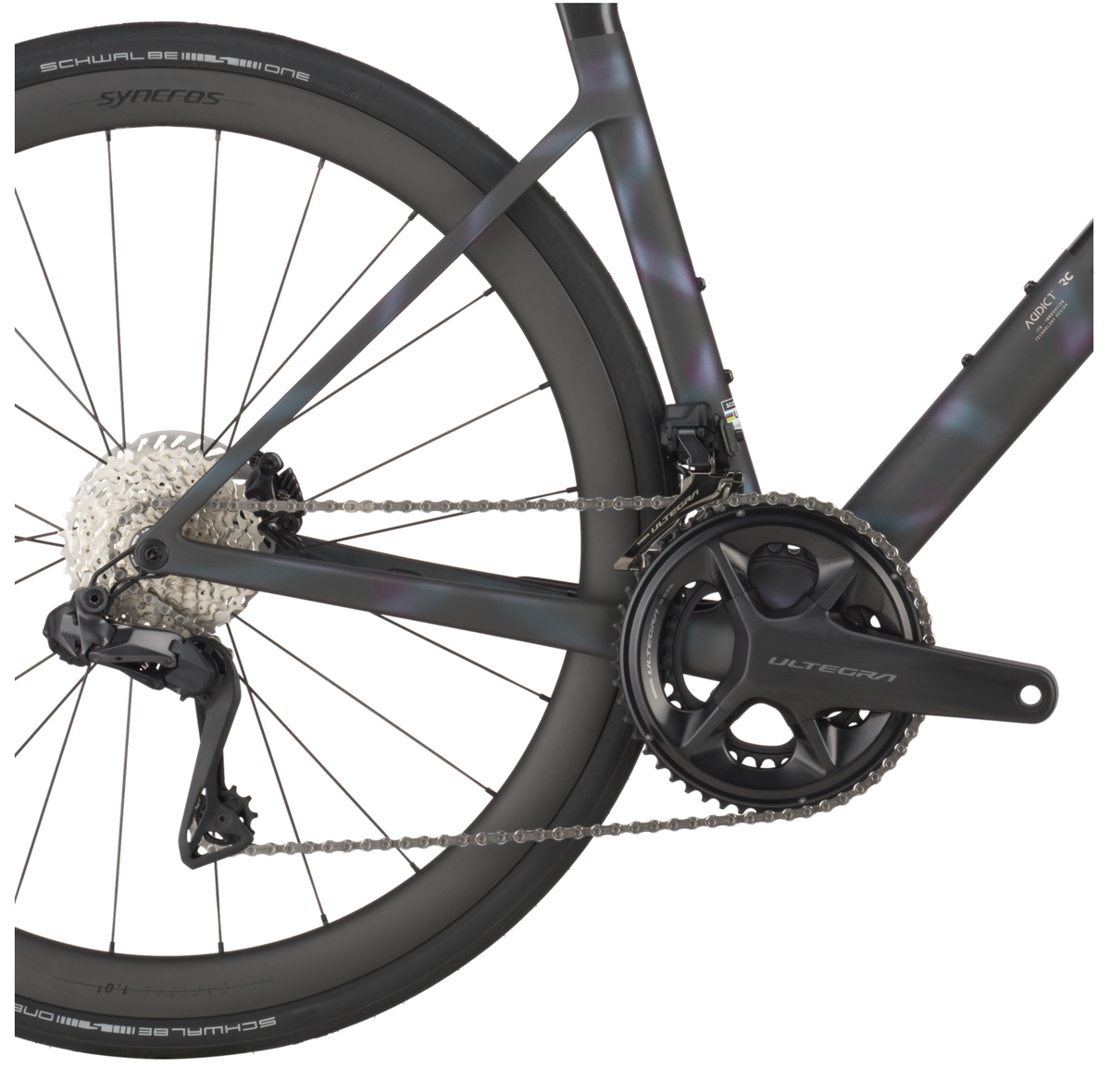 Scott Addict RC 10 Road Bike Sunbeam Black