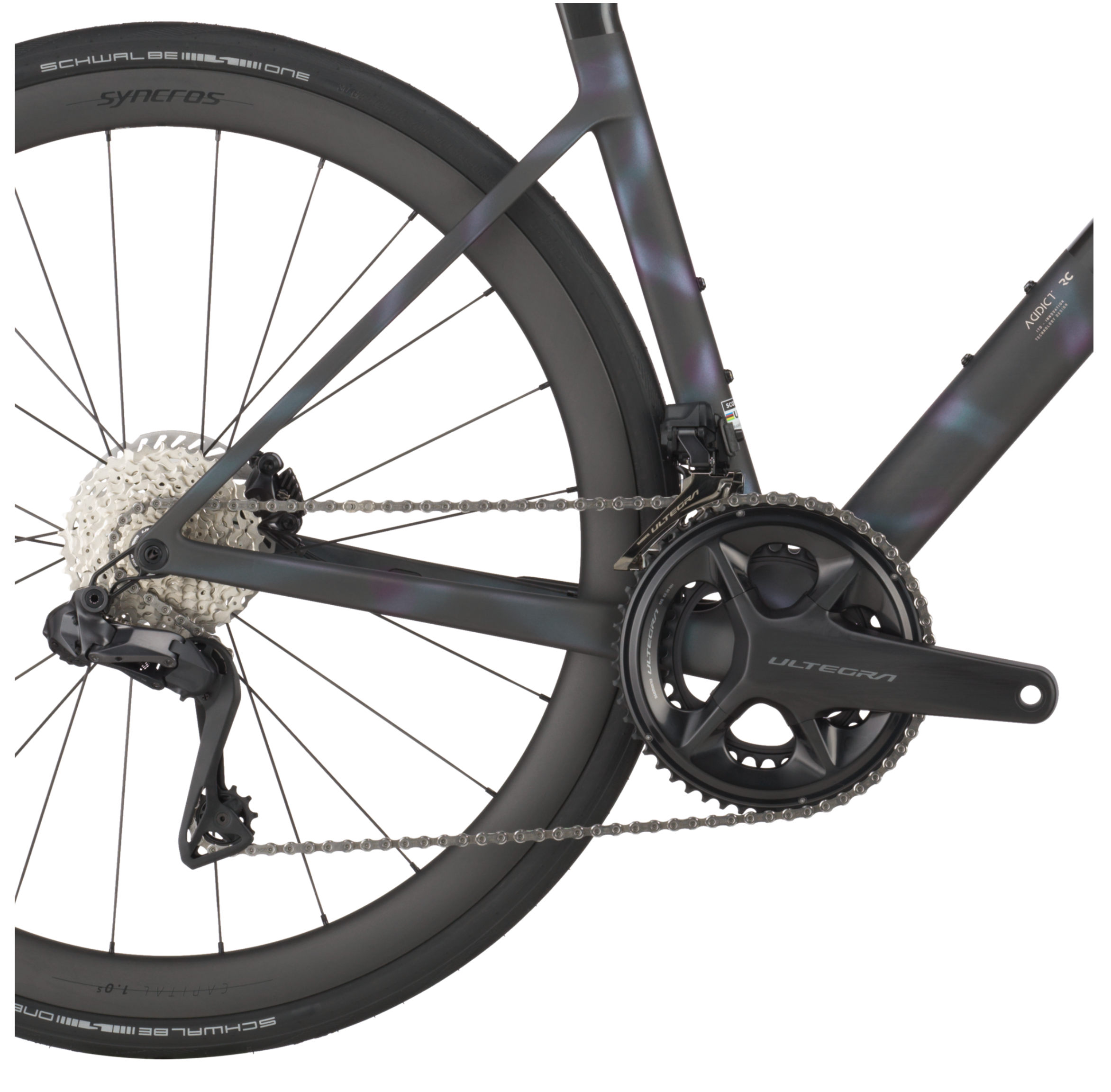 Scott Addict RC 10 Road Bike Sunbeam Black