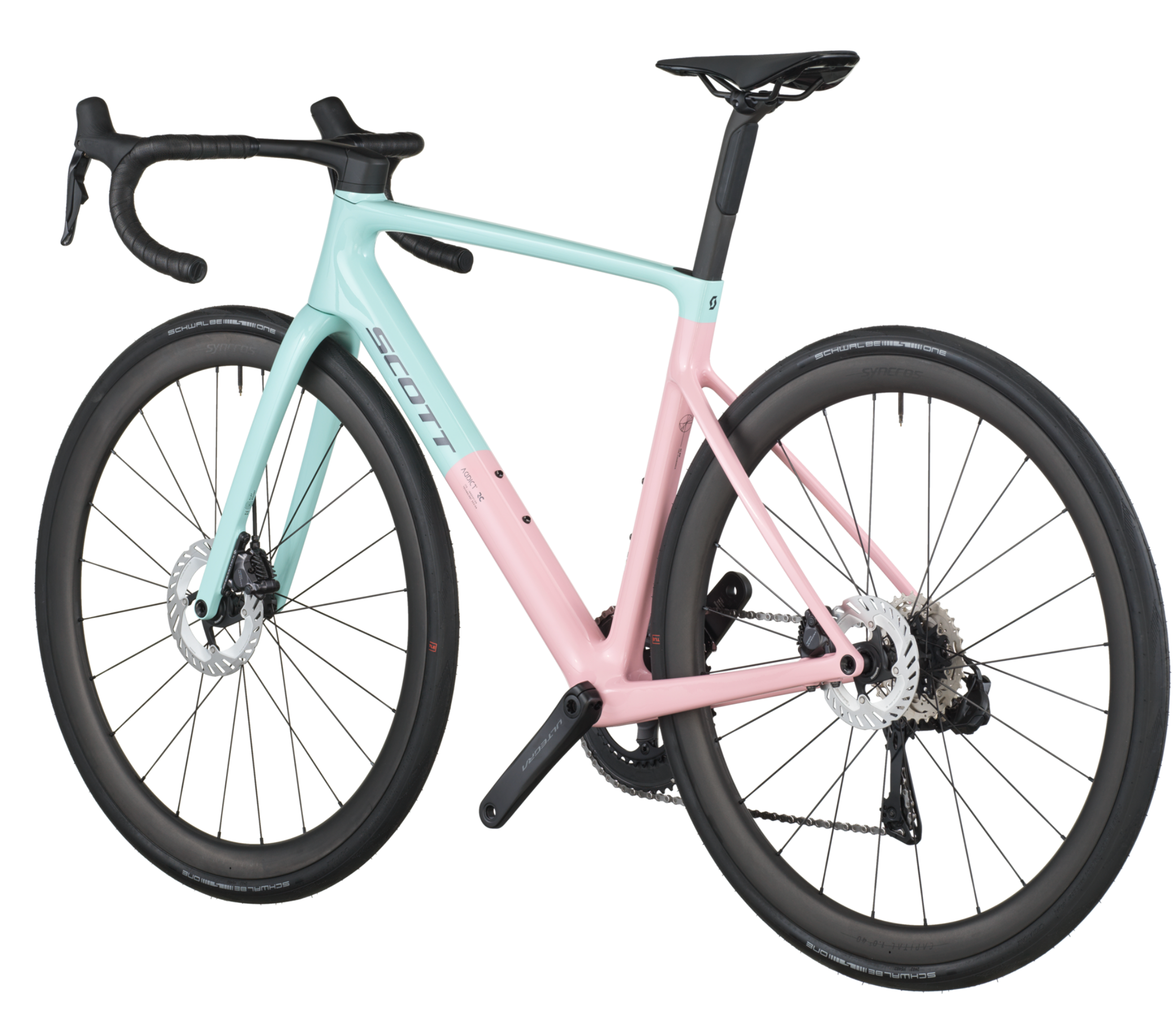 Scott Addict RC 10 Road Bike Gelato Blue Gelato Pink