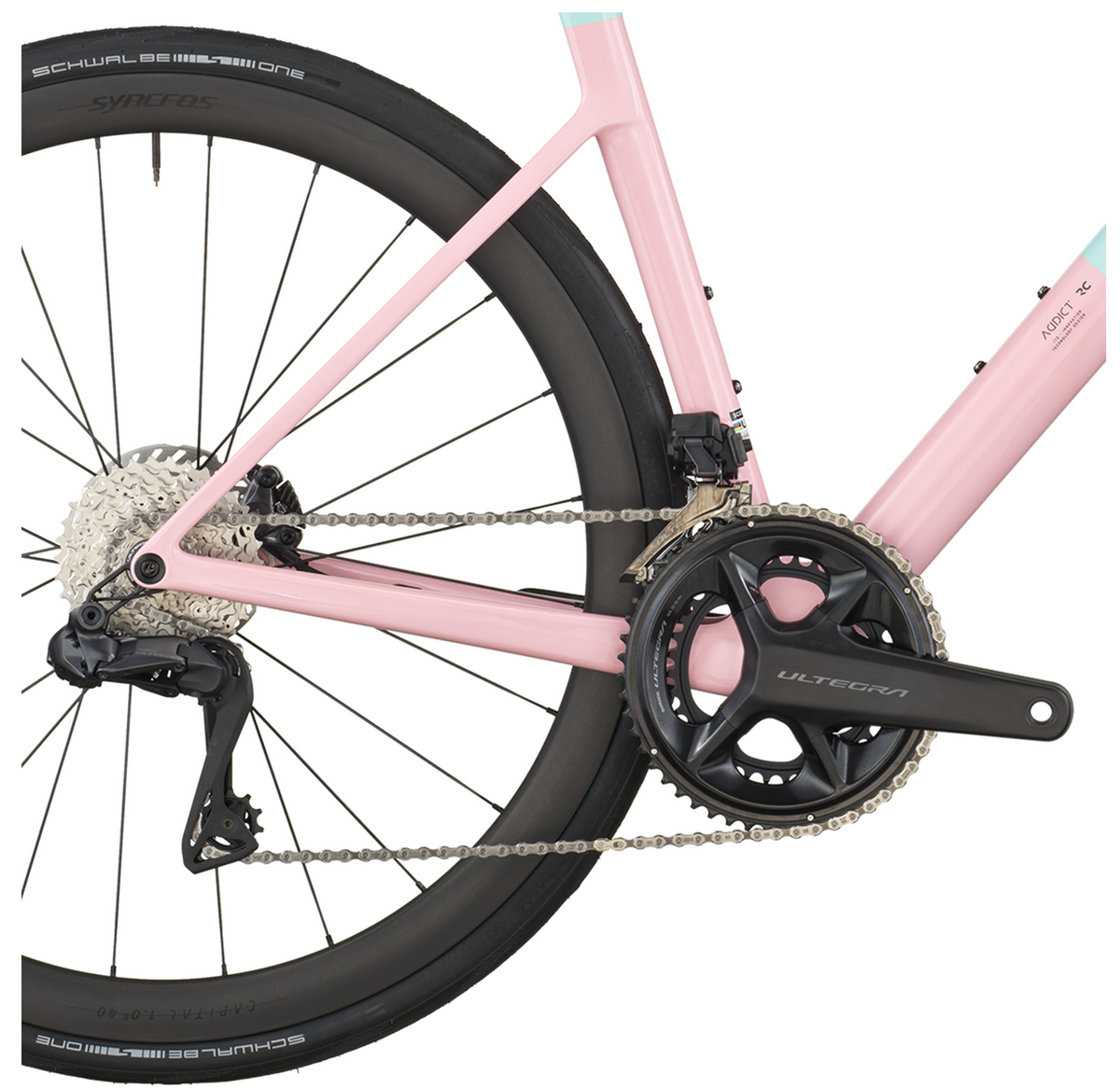 Scott Addict RC 10 Road Bike Gelato Blue Gelato Pink