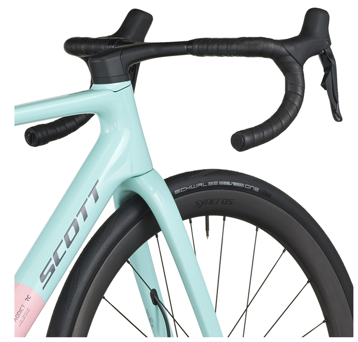 Scott Addict RC 10 Road Bike Gelato Blue Gelato Pink
