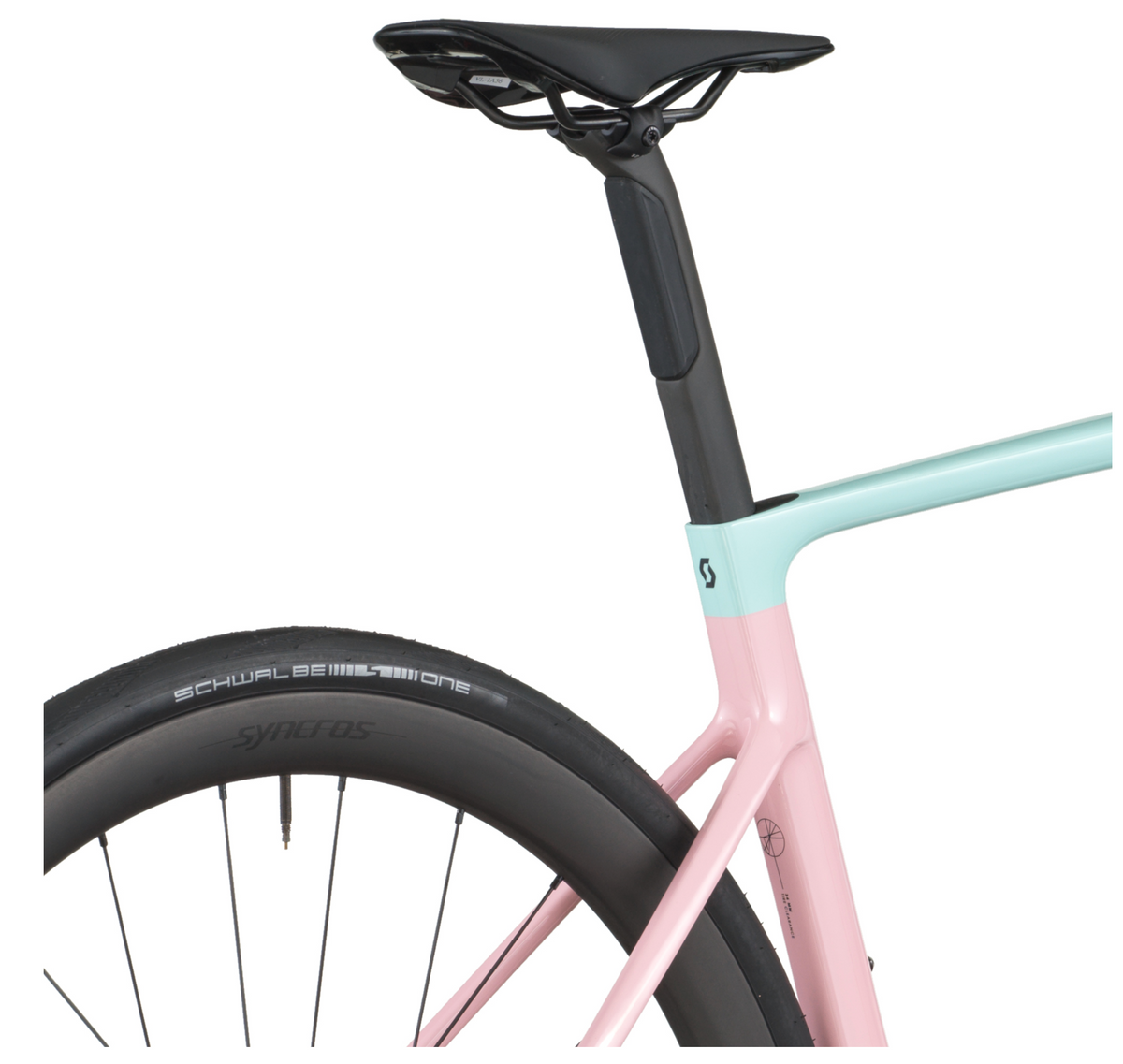 Scott Addict RC 10 Road Bike Gelato Blue Gelato Pink