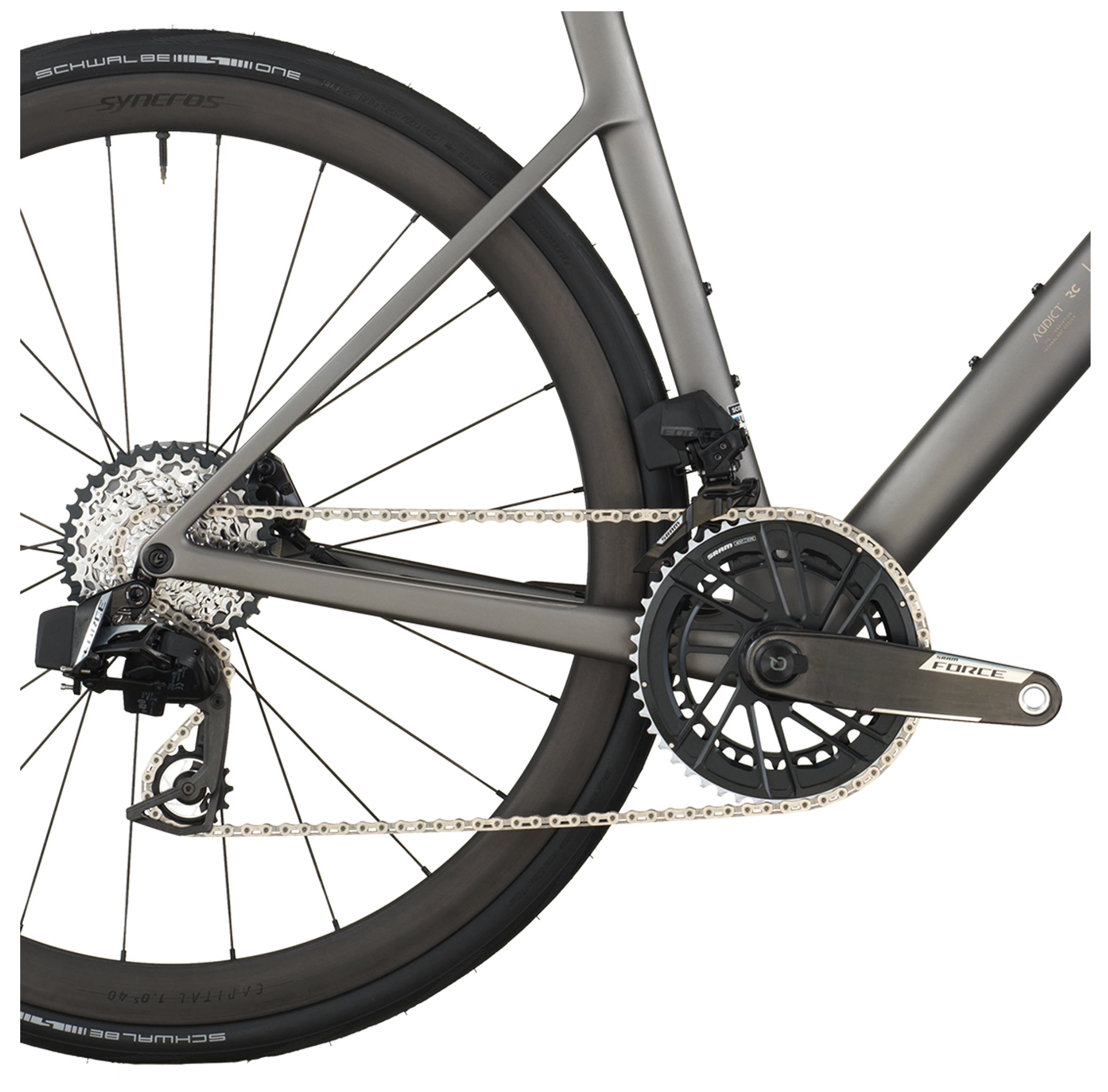 Scott Addict RC Team Road Bike Tungsten Grey