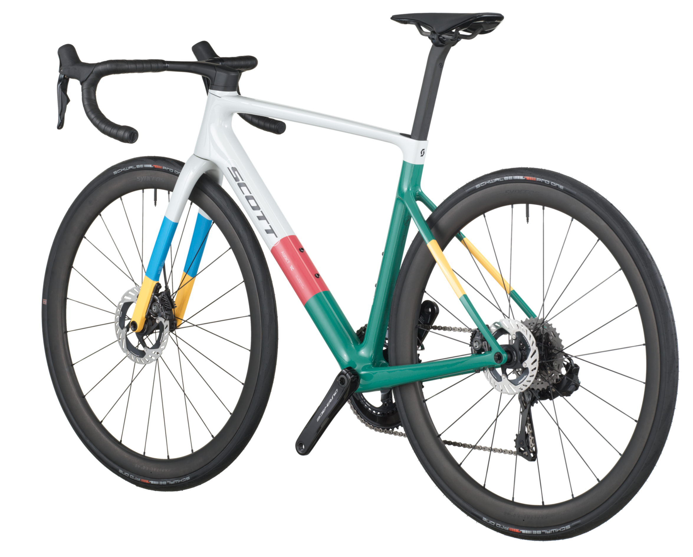 Scott Addict RC Pro Road Bike Beluga Grey Seashore Green